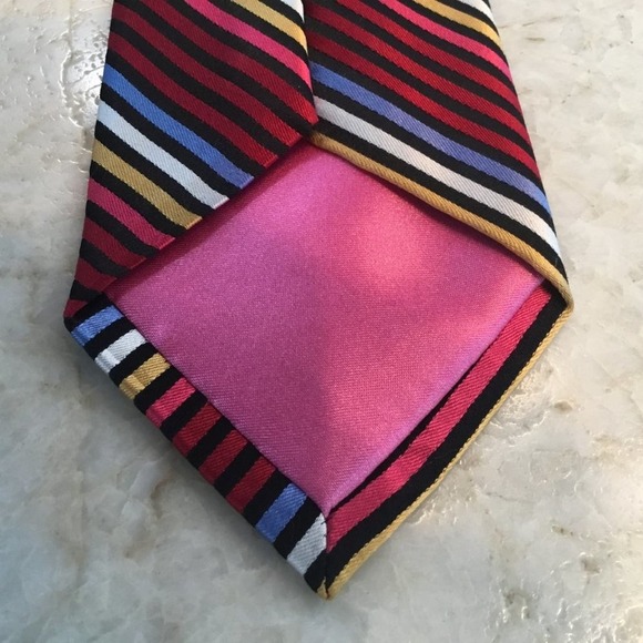 ISAAC MIZRAHI SILK TIE - Picture 3 of 6